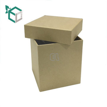 foldable square top and base craft paper storage packaging box